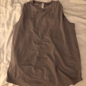 lullemon light purple/gray tank